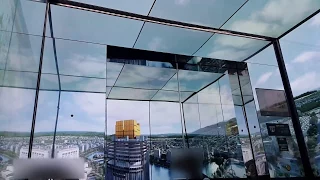 OTIS Ultra High Speed Elevator at Lotte World Tower Seoul Sky, korea (Going Up Only)