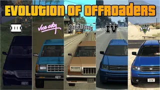 Evolution of Offroad/SUVs in GTA Games