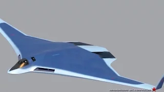 Russia Pak Da Stealth Bomber Simulation [1080p]