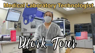 A DAY IN A LIFE OF A MEDICAL LABORATORY TECH IN USA (LyndzyVLOGS)