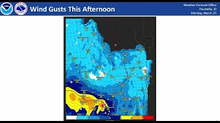 03/25/24 Hazard Briefing - Rain and Snow Showers.