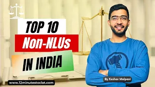 Top 10 Non-NLUs in India I Plan-B for CLAT I CLAT and more I Keshav Malpani