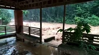 Kejadian kepala air Puncak Gunung Jerai, Daerah Yan, Kedah 18 Ogos 2021