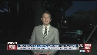 Man shot at South Tampa bar