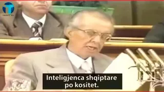 Enver Hoxha warns Yugoslawia in 1982