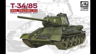 Обзор модели Т-34-85 от AFV в масштабе 1/35