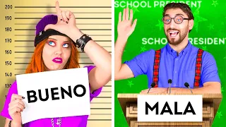 BUEN ALUMNO VS. MALA ALUMNA | Divertidas situaciones escolares típicas por La La Vida Musical