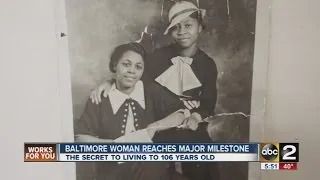 106-year-old woman in Baltimore talks about her long life