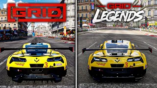 Grid 2019 vs Grid Legends  - Direct Comparison (Xbox Series X 4K 60)