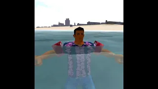 Swimming in GTA Vice City be like