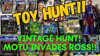 Toy Hunt! Awesome Vintage Store!! MOTU Invades ROSS?? #toyhunt #ross #collector #toys #vintage