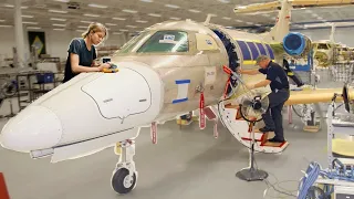 Inside Embraer & Dassault Private Jet Factories🚀 Producing Bombardier super advanced aircraft