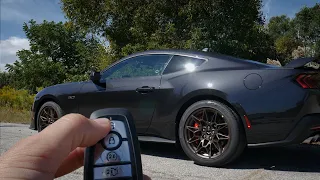 Remote Rev and Keyfob tricks in the Ford Mustang (2024 model)