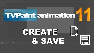 Create and save project (TVPaint Animation 11 tutorial)