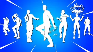 Top 30 Popular Dances With The Best Music in Fortnite! (Rollie, Billie Eilish, The Renegade)