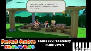 Toad''s BBQ Foodeatery (Piano Cover) - Paper Mario Origami King TOK