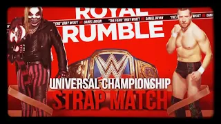 "The Fiend" Bray wyatt vs Daniel Bryan strap match /Royal Rumble 2020