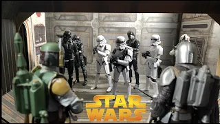 THE MANDALORIAN & BOBA FETT VS STORMTROOPERS: STAR WARS STOP MOTION