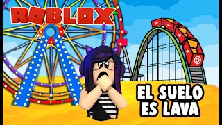 EL SUELO ES LAVA EN EN EL PARQUE DE DIVERSIOINES | Kori Roblox