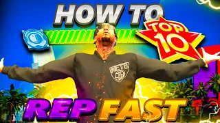 HOW TO REP FAST IN NBA 2K24! THE EASIEST &  FASTEST TO REP/LEVEL UP FAST ON NBA 2K24!BEST METHODS!
