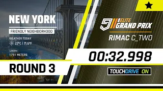 Asphalt 9 [Touchdrive] | Elite Grand Prix RIMAC C TWO | ROUND 3 | 32.998 | 1⭐ | Subtitles Available