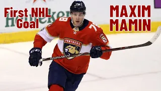 Maxim Mamin #78 (Florida Panthers) first NHL goal Feb 22, 2018