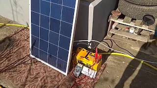 Тест солнечной батареи Sila Solar 150 watt.
