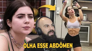 REAGINDO AO TREINO E A TRANSFORMAÇÃO DA JADE PICON DO BBB