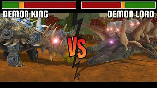 Demon Lord vs Demon King - 1v1 WITH HEALTHBARS | Animal Revolt Battle Simulator