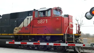 CN 8871 West passes Pentecostal Road