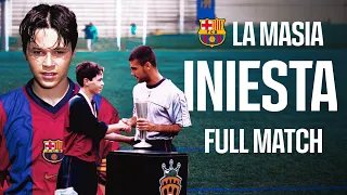 🍿 ENJOY ANDRÉS INIESTA's PERFORMANCE AT LA MASIA AT THE AGE OF 15 | FULL MATCH 💎 | FC Barcelona