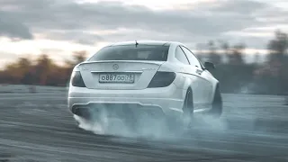 Mercedes-Benz C63 AMG - Дрифт на все бабки! Лопнуло колесо! Я не ожидал такого от этой тачки!