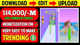 🔥Earned $14,000/-M | Copy paste Videos On Youtube | Copy Paste Work |  Make Money online , YouTube