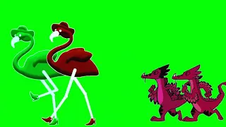 New Cartoon Animals Walking Green Screen Cartoon Video#@JPCartoon514