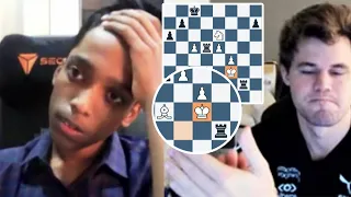 Magnus Carlsen Congrats Praggnanandhaa for the Game (RECAP)