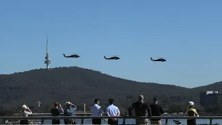 Royal Australian Air Force 100th Anniversary Flypast in Canberra