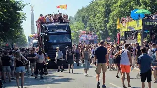 Berlin 'Rave the Planet' Love Parade 2023. Dr Motte, Westbam.