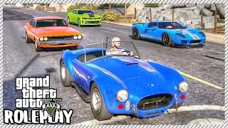 GTA 5 ROLEPLAY - Brutal Cobra 427 Street Drag Racing | Ep. 435 Civ