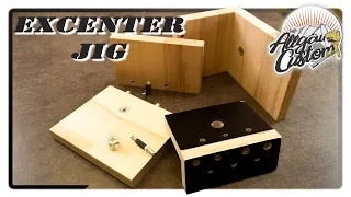 Perfekte Möbelverbindung mit dem DIY Excenter Jig , einfach nachzubauen