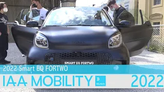 2022 Smart EQ FORTWO  Interior and Exterior Walkaround IAA 2021 Munich