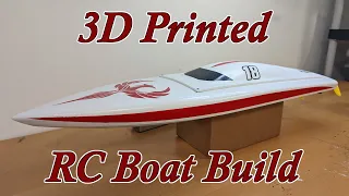 3D Printed 34" RC Boat Build