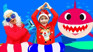 Baby Shark Dance for New Year | Sing and Dance! Nursery Rhymes by Alex and Nastya