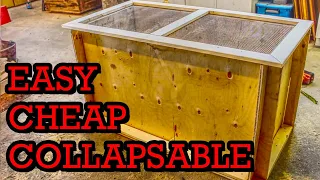 DIY Chicken Brooder - A Cheap, Easy, Collapsable Chick House