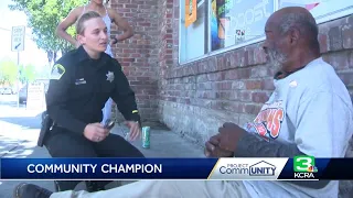 Community helps man living on Sacramento streets