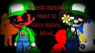 Nintendo characters react to Mario's Madness//Mod//part 2