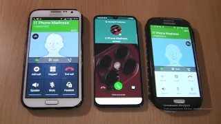 Incoming call & Outgoing call+WhatsApp fake Incoming call at the Same Time Samsung Galaxy Note 2+S4