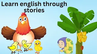 A hen and her chicks|Learn English through story|EYE KNOW YOU|kIDS STORIES|Telugu stories in english