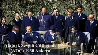 Atatürk Fransızca Konuşuyor  (4K Renkli, Net Ses ve Görüntülerle...)