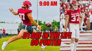 D1 Athlete Day in the Life: Oklahoma Football Punter