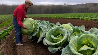 The Most Modern Agriculture Machines That Are At Another Level , How To Harvest Cabbage In Farm ▶1